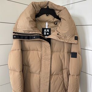 ANR+ Women's Beige Puffer Coat
